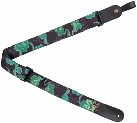 FLIGHT FSG-50 JADE CLOUDS / Green Apelsin - Ремень для гитары