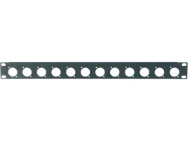 PROEL RK12N - рэковая панель, 12 отверстий под каноны, (разъем FDL) , 1U