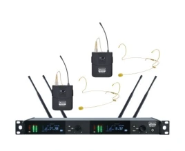 XLINE MD-262A-E(NEW) Радиосистема c двумя поясными передетчиками и головными гарнитурами