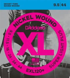D'Addario EXL120+ Nickel Wound Комплект струн для электрогитары,  9.5-44