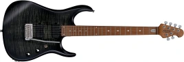 STERLING JP15 Flame Maple Trans Black Satin - Электрогитара