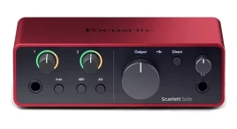 Аудиоинтерфейс USB Focusrite Scarlett Solo 4rd Gen