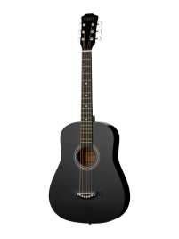 Акустическая гитара, черная, Fante FT-R38B-BK