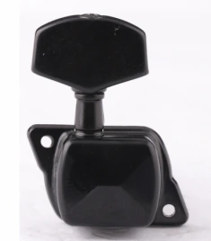 MH-34-BK-3+3 Колки для гитары 3+3, черные, Metallor