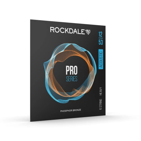 Струны для акустической гитары ROCKDALE PRO 12-53 Phosphor Bronze Heavy фото 2