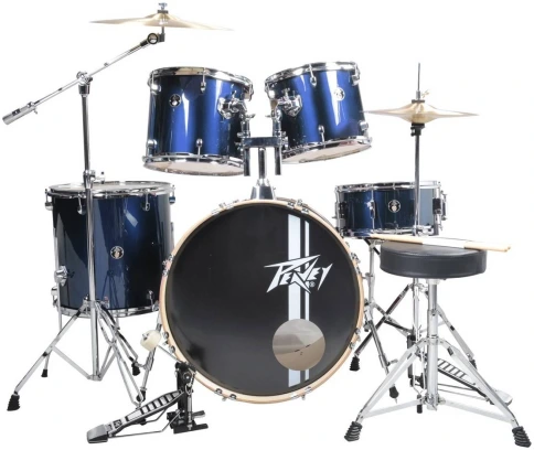 PEAVEY PV 5PC Drum Set Blue - Ударная установка акустическая фото 1