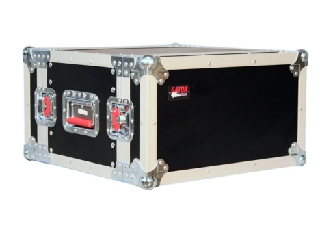 GATOR G-TOUR EFX6 - рэковый флайт-кейс,6 U,красные ручки с резиновым покр.,дерево,черн., вес 12,99кг фото 1