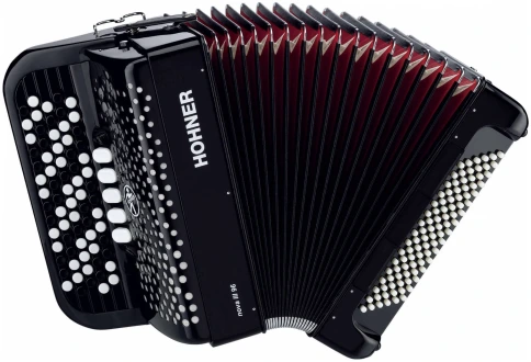HOHNER Nova III 96 black (C-stepped) - Баян фото 1