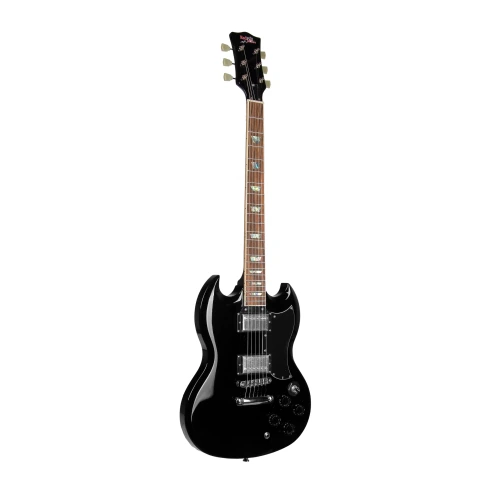 REDHILL SGX200 BK - электрогитара, SG даблкат, H+H, махагон, цвет черный фото 2