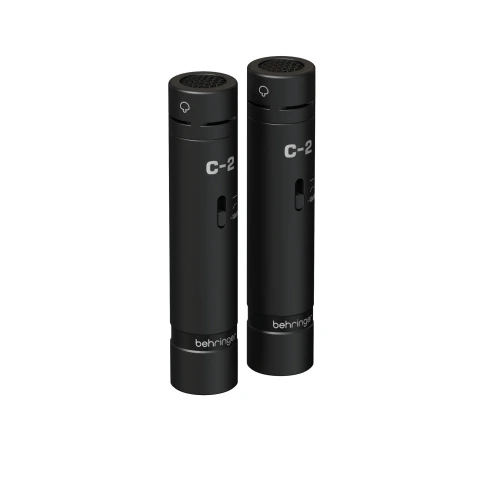 BEHRINGER C-2 DARK EDITION - микрофоны (пара),20 Hz-20 kHz,конденсатор,для студийной или концертов, фото 2