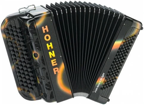 HOHNER Fun Nova II 80 light black airbrush (B-Stepped) - Баян фото 1
