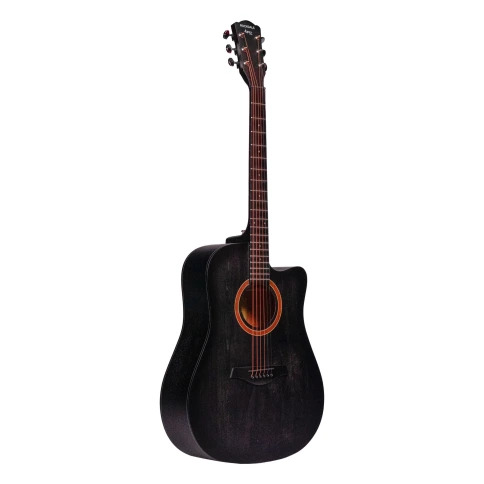 Акустическая гитара ROCKDALE Maverick D1 C BK фото 3