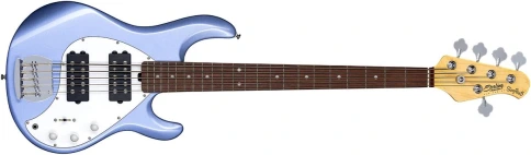STERLING StingRay5 Lake Blue Metallic - Бас-гитара 5 струн фото 1