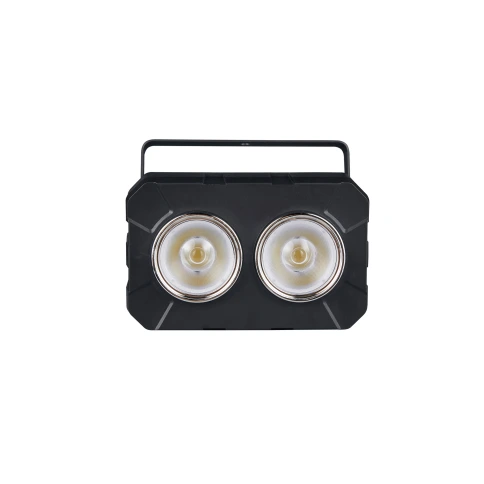 INVOLIGHT FLAMMIS II - мини светодиодный 'блайндер', 2x 50Вт WW/CW COB LED, DMX512 фото 3