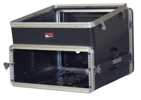 GATOR GRC-10X4 - рэковый кейс,пластик,черный,10U верх, 4U низ, компактный, легкий доступ к кабелям фото 2