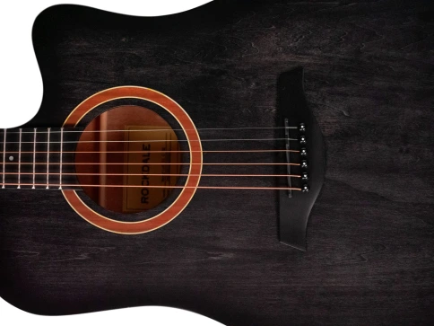 Акустическая гитара ROCKDALE Maverick D1 C BK фото 8