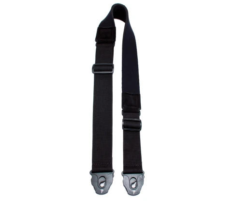 Perri's KDL60PL-7137 - Ремень для гитары, широкий, со стреплоками, Серия NEOPRENE, Материал: неопрен, Рисунок: отсутствует, Цвет: чёрный, Ширина ремня фото 1
