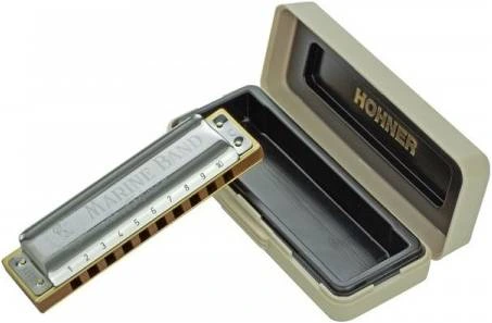 HOHNER Marine Band 1896/20 B гармонический минор - Губная гармоника диатоническая фото 5