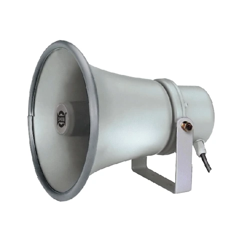 SHOW TC-15AH - громкоговоритель рупорный, 15 Вт, 100 В, круглый, цвет серый, IP 66 фото 1