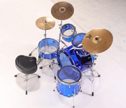 UBA-Sp-2216/5 Барабанная установка, акрил, синяя, Мастерская Бехтеревых фото 3