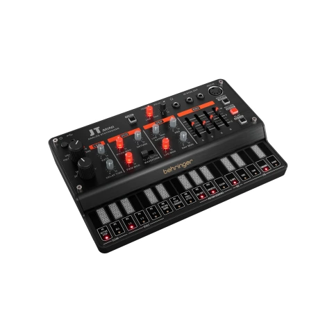 BEHRINGER JT MINI - аналоговый полифонический синтезатор с 3 VCO, многорежимным VCF, арпеджиатором фото 1