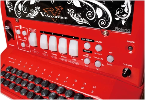 ROLAND FR-18D RD - Аккордеон фото 4