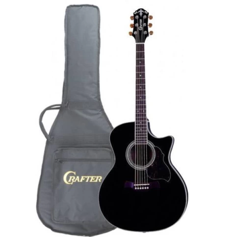 Гитара электроакустическая CRAFTER GAE-8/BK фото 2