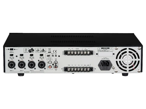 SHOW TA-3241 - трансляц. система 240 Вт, 25/70/100 В, 4Line/mic+2AUX, MP3 плеер фото 2