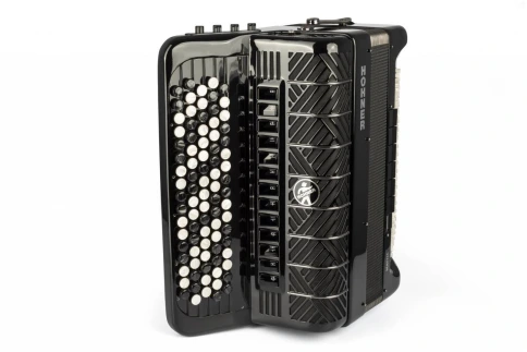 HOHNER MATTIA IV 120 BK gun black (B-Stepped) - Баян фото 2