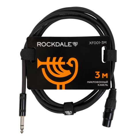 Микрофонный кабель ROCKDALE XF001-3M (3м) фото 1