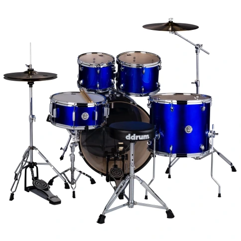 DDRUM D2 522 CB - ударная установка , цвет Cobalt Blue , 10'-12'-16'-22', 14х6.5' фото 3