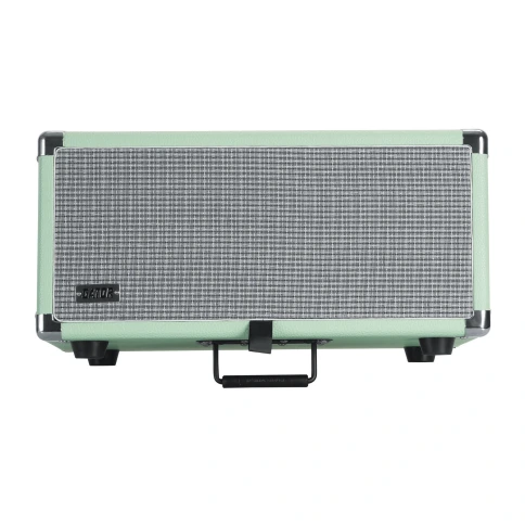 GATOR GR-RETRORACK-4SG - винтажный рэк для усилителя, обработки, 4U, бирюзовый фото 2