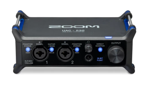 Zoom UAC-232 - двухканальный аудиоинтерфейс с поддержкой 32 bit Float фото 1