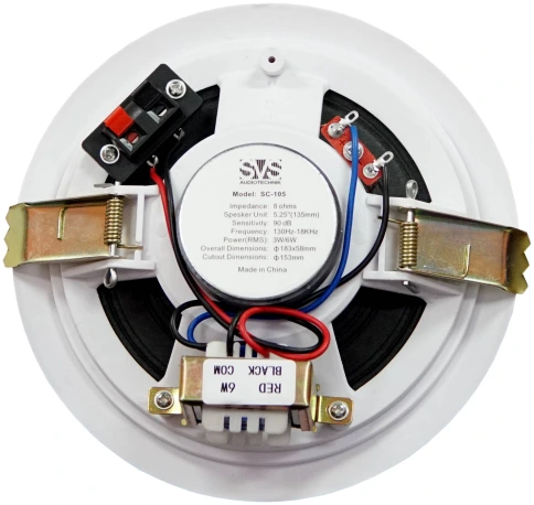 SVS AUDIOTECHNIK SC-105 Громкоговоритель потолочный 5