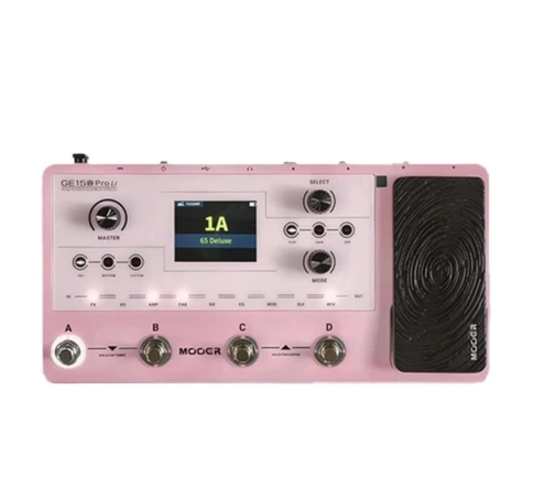 GE150-Pro-Li-PK Процессор эффектов, портативный, розовый, Mooer фото 1