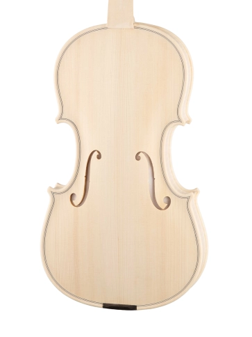 P-V044-WH Заготовка скрипки с накладкой 4/4, Gliga фото 4