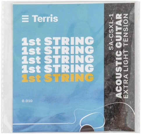 TERRIS SA-CSXL-1 - Струна одиночная для акустической гитары фото 2