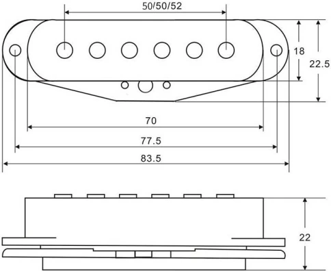 FLEOR M00153-2 - Звукосниматель для электрогитары фото 3