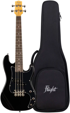 FLIGHT Mini Bass Lite BK - Бас-гитара уменьшенная фото 1
