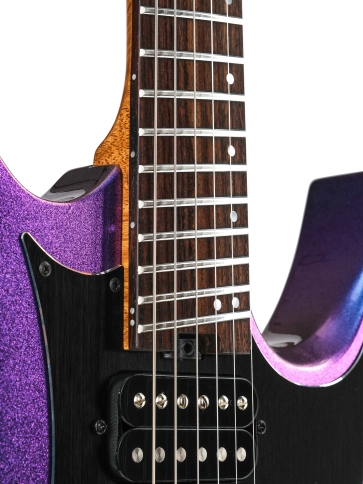 W900-Wing-900-650-APK Электрогитара безголовая с встроенным процессором, фиолетовая, GTRS фото 9