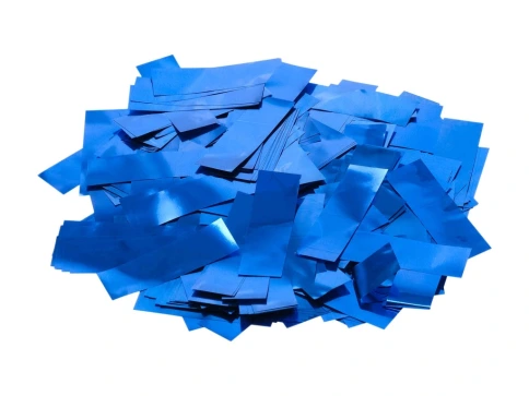 FMCDB Конфетти металлизированное 17х55мм, тёмно-синий, упаковка 1 кг, LFocus фото 1