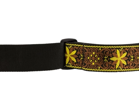 Ремень гитарный FENDER PASADENA WOVEN STRAP YLW WALLF фото 3