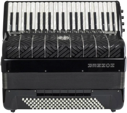 HOHNER MATTIA IV 120 BK gun black - Аккордеон 4/4 фото 3