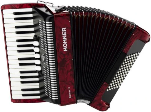 HOHNER Bravo III 72 red - Аккордеон фото 1