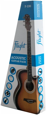 FLIGHT F-230 SB PACK - Гитара акустическая в наборе фото 20