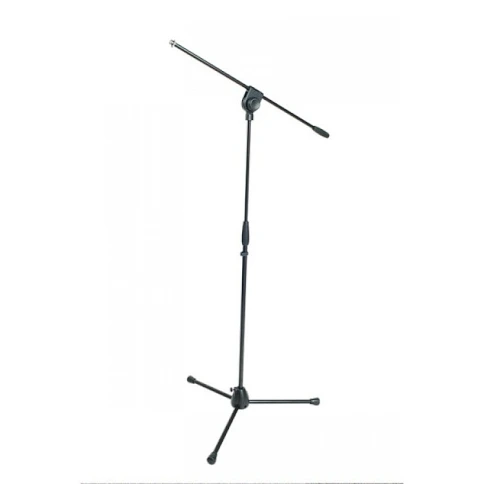 PROEL PRO100 BK - профессиональная микрофонная стойка, тренога, журавль, цвет: матовый чёрный фото 1