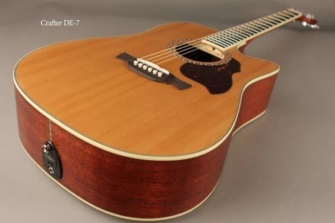 Гитара электроакустическая CRAFTER DE-7/N фото 5