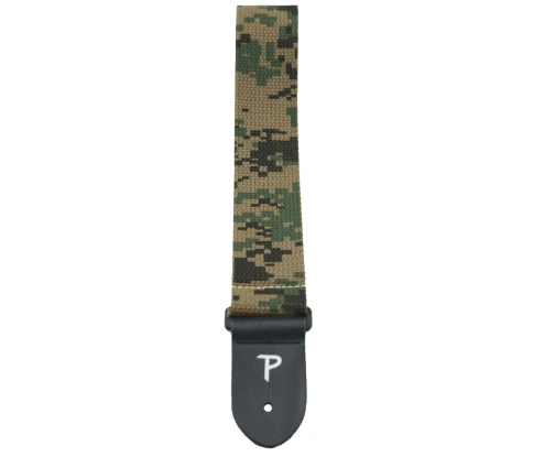 Perri's CWS20-2092 - Ремень для гитары, Серия DELUXE, Материал: хлопок, Рисунок: камуфляж, Цвет: камуфляж, Ширина ремня: 5 см, Длина: 99 - 147 см фото 1