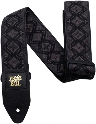 ERNIE BALL 4093 Jacquard Regal Black - Ремень для гитары фото 1