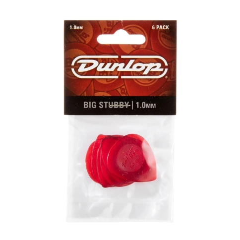 Набор медиаторов Dunlop 475P1.0 Big Stubby (6шт) фото 1